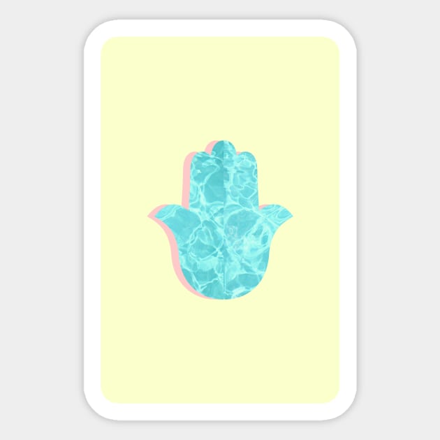 water hamsa Sticker by vita95gelman